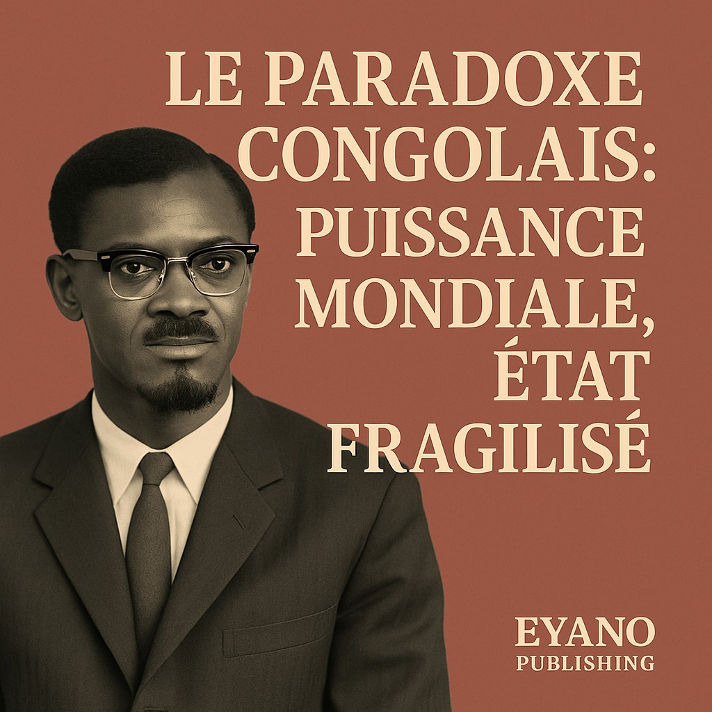 Patrice Émery Lumumba, symbole de la souveraineté congolaise, au cœur de l’analyse “Le Paradoxe Congolais : Puissance Mondiale, État Fragilisé” — © Eyano Publishing